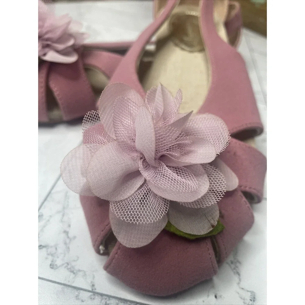 Joyfolie Livia In Orchid Girls Size 6 Flats. Easter, Formal, Spring, Pageant